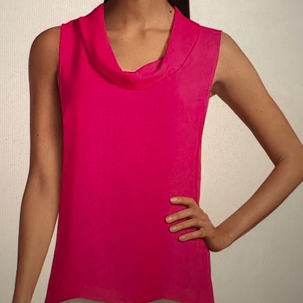 Vince Camuto - NWOT/ Lux Crepe de Chine sleeveless, cowl neck tank top.